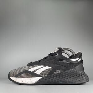 Reebok Nano X1 Women's 8 Black Gray Crossfit Training Gym Sneaker Athletic Shoes